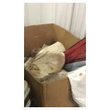 Crate with drapes and Valences crate stays here