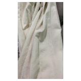 Drapery panels, creme color 90in long 2 panels
