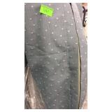 Drapery panels and valences blue dotted 100in.