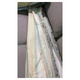 Drapery panels fringed 50in long