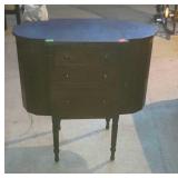 Mahogany sewing cabinet 28 by 14 by 29