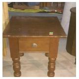 Single drawer end stand 23 by 23 by 21
