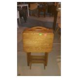 TV trays with stand