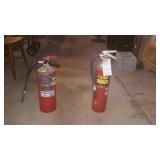 Two fire extinguishers