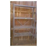 Metal 4-shelf shelving unit - 36 x 12 x 72