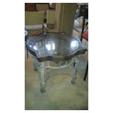 Patio / sunroom end table - distressed wood