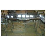 Patio / sunroom sofa table - distressed wood