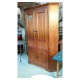 Corner media center by Hamilton Heritage with