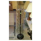 Revolving display rack. 18"×9"×52".
