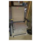 Single folding patio chair. Has tag but also a