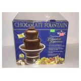 Chocolate fountain with  box