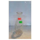 Dairy bottle, quart size, embossed Maple Farms,