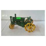 Cast iron John Deere tractor