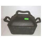 Paula Deen 4 qt. cast iron pot with lid, 9"