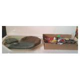 Group -Military sewing kit, hats, and sports