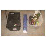 Totes, toys, 1951 calendar, etc