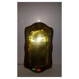 Wall plaque - "The Ten Commandments" - 11 x 20