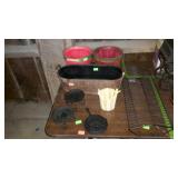 Home decor - cast iron candle holders, mini cast