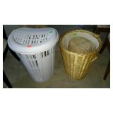 Two laundry hampers