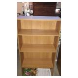 Wooden book shelf, 24 by 10 by 47