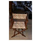 Wooden directors chair