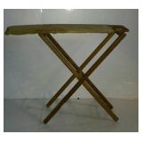 Doll size wooden ironing board