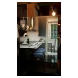 Model home advertising print on canvas. 36"×42".