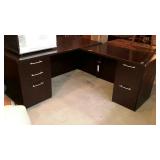 Office desk with return. Desk is 66"×30"×29" with