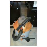 Rigid blower vac. 16 gallons with hose and