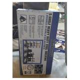 Five shelf heavy duty steel shelving