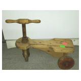 Riding toy - wooden scooter, 16" long