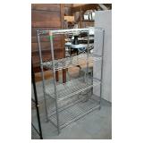 Wire rack shelving, 4 storage shelves 36 x 14 x