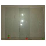 Two glass pane doors, sliding doors for China top