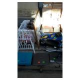 Skid lot of misc, picture, books, stepper,