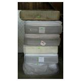 Six twin size mattresses again as before used