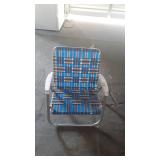 Folding beach chair