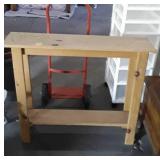 Wooden planters type shelf for garage or shed 36