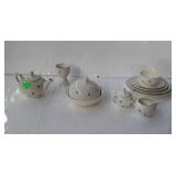 10 pcs of Czechoslovakia China, one saucer does