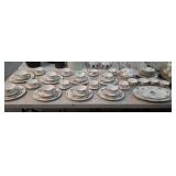 74-pcs Belle fine china, "Bird of Paradise"