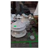 Haeger Pottery soup tureen with under plate &