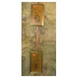 Two flower pictures 14 by 17