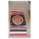 Native American style rug 57 by 26