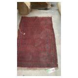 Wool small area rug 54 by 33
