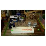 Kitchenware group lot with teapot, copper