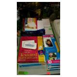 Group with HP photo paper, half fold cards,