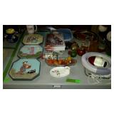 Group lot with makeup mirror , hair curler,