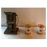 Bird house, and salt and pepper shakers