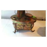 Copper train and stove