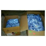 Curtains, two boxes of - all blue