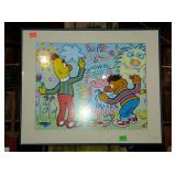 Muppets print, framed & matted - 25 x 21